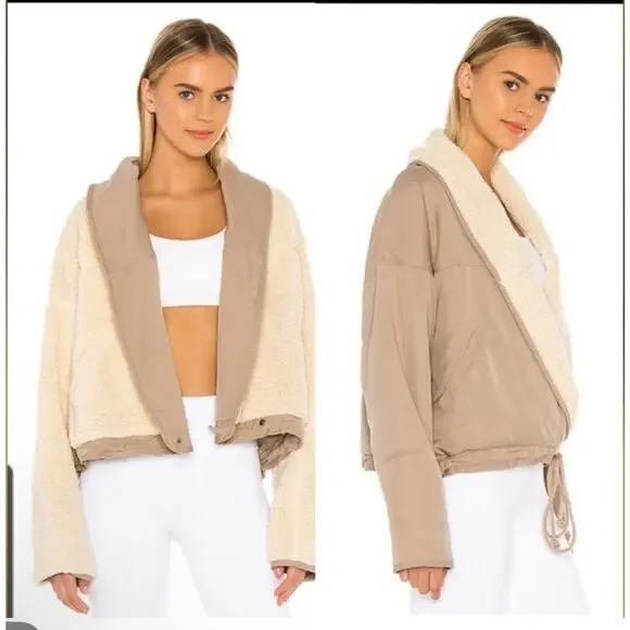 Free People Movement Mix It Up Reversible Sherpa Jacket